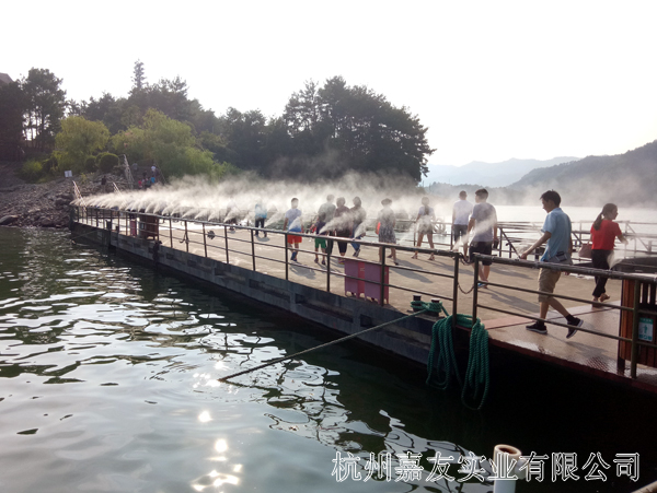 千島湖噴霧降溫造案例