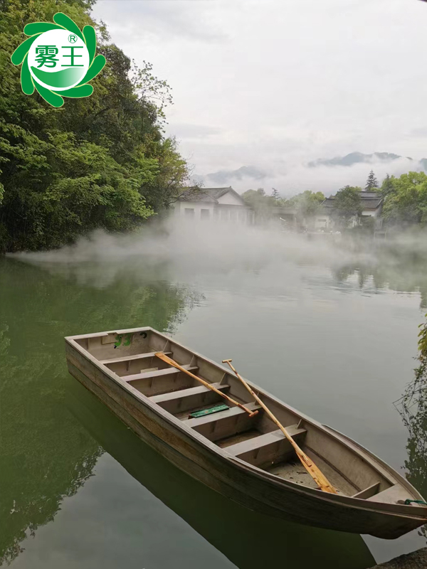 通天河景區(qū)湖面“霧王”霧森景觀系統(tǒng)—以霧為魂、與水相伴